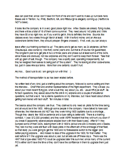 American Eagle Interview Information
