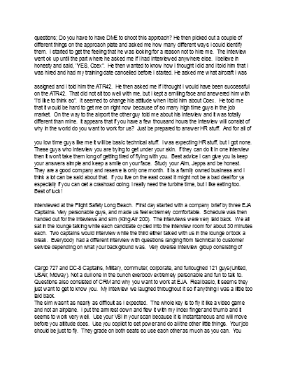 Southwest Airlines Interview Information